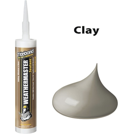 Titebond WeatherMaster 10 Oz. Polymer Sealant, Clay 44771